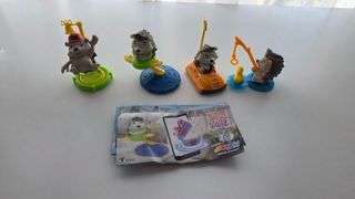 4 Figuras Kinder Sorpresa Maxi Pascua