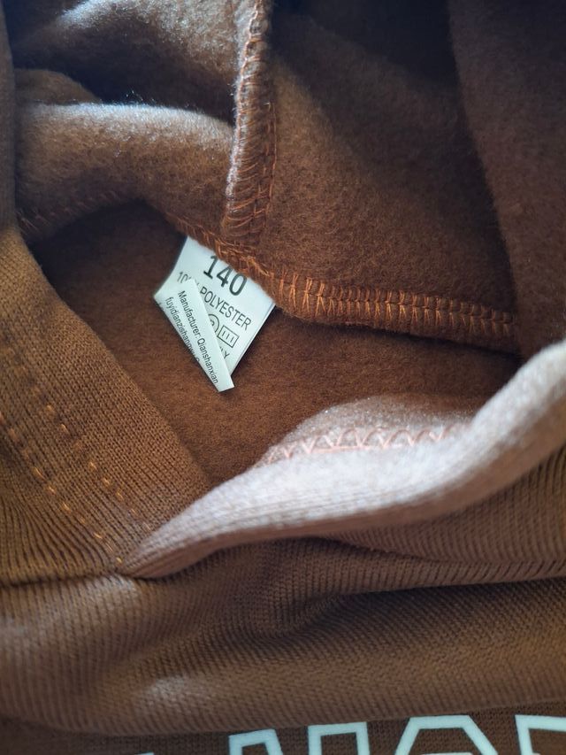 Sudadera marrón Los Angeles 140cm NUEVA
