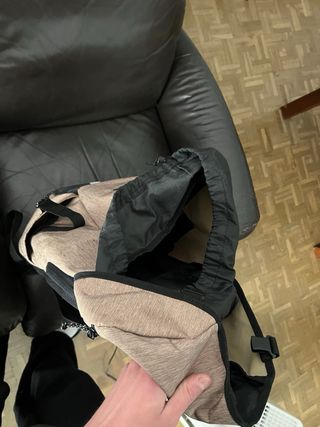 Mochila Adidas Negra y Marrón
