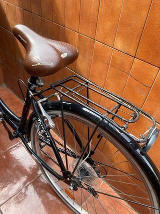 Bicicleta Megamo Tamariu MGM Negra con Cesta