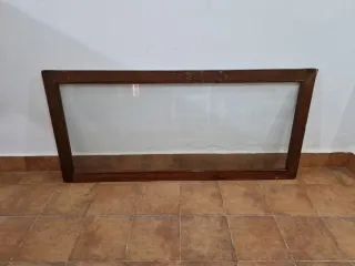 Ventana madera mobila guillotina