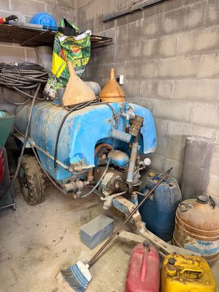 Cuba de sulfatar arrastrada para tractor