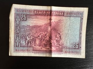 Billete 25 Pesetas Banco de España 1928