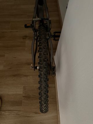 Bicicleta Rockrider Negra y Roja