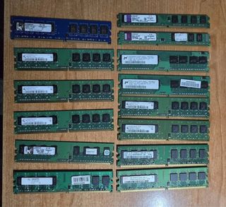 Lote Memorias RAM DDR2/DDR3
