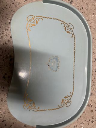 Bandeja antigua decorada