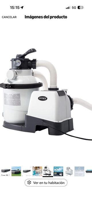 Piscina Rectangular Intex + Robot