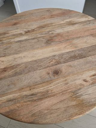 Mesa Comedor Redonda Madera 120cm Rusbby Sklum