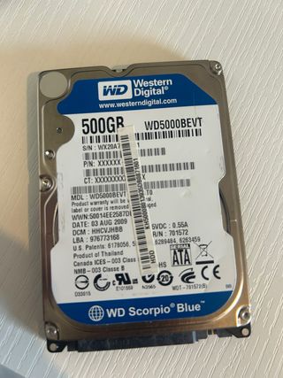 Disco Duro Western Digital 500GB