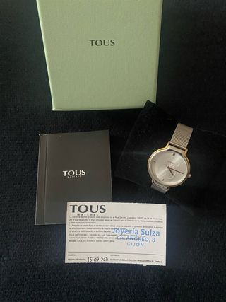 Reloj Tous Oso Plata Nuevo Sin Estrenar