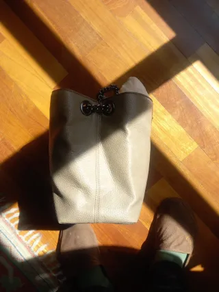 Bolso Adolfo Domínguez Piel Beige