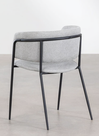 Confezione di 4 sedie da pranzo imbottite Nalon