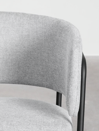 Confezione di 4 sedie da pranzo imbottite Nalon