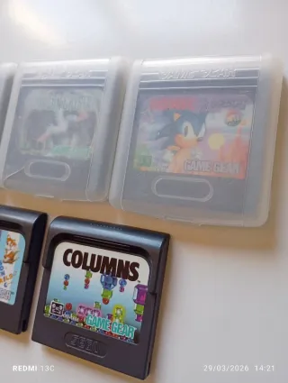5 JUEGOS CONSOLA SEGA GAME GEAR