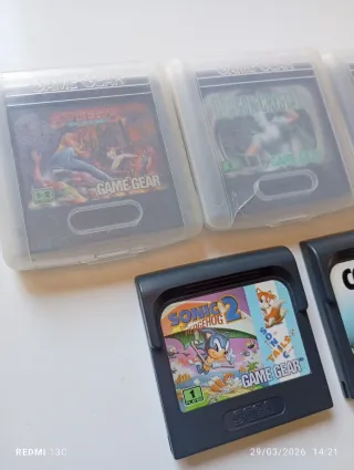 5 JUEGOS CONSOLA SEGA GAME GEAR