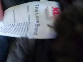 Anorak corto reversible negro/gris