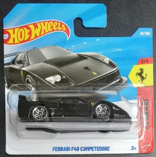 Hot Wheels Ferrari F40 Competizione Nera