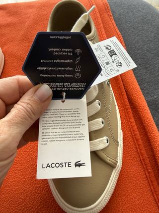 Zapatillas Lacoste Beige