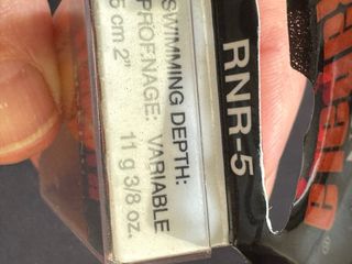 Lote 4 Rapalas Baby Bass RNR 05 BB