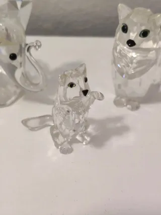 Set 3 Animali Cristallo Stile Swarovski
