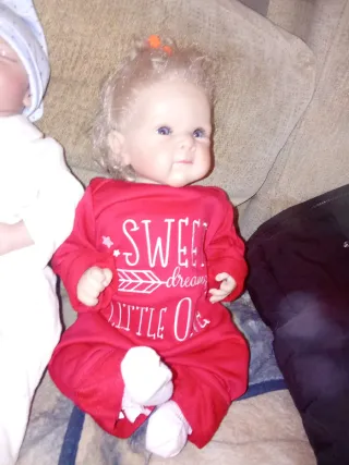 Muñeca de silicona realista