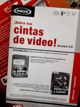 Conversor VHS a Digital USB SCART. Magix