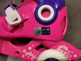 Patines Oxelo rosas y morados