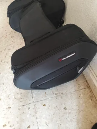 Maletas Laterales Moto Negras