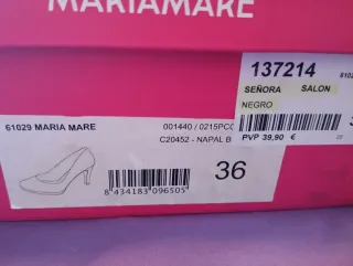 Zapatos de tacón Mariamare talla 36