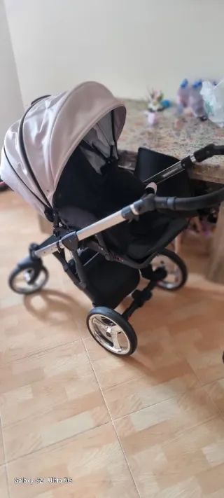 Carro de bebé 3 piezas rosa