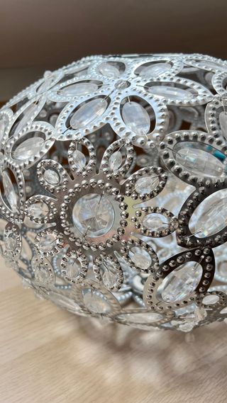 Lámpara colgante Maison du Monde plata