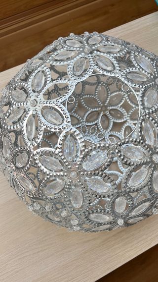 Lámpara colgante Maison du Monde plata