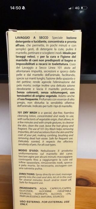 Shampoo secco per cani - Love for Pet
