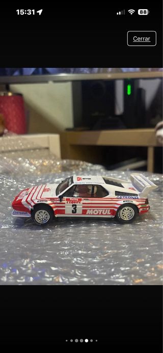 Maqueta Coche Rally BMW M1 Motul