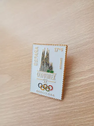 Pin sello Olympilex 92 Barcelona España