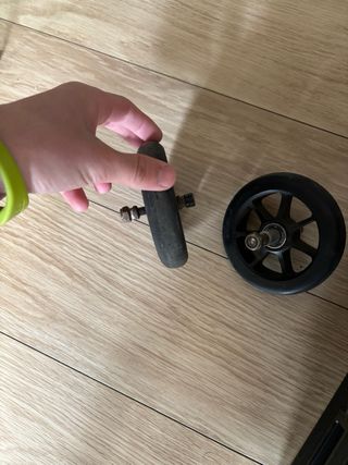 Base patinete scooter cuadrada negra