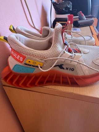 Zapatillas Hummel Beige/Naranja Talla 43