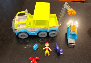 Paw Patrol Camion Giungla con Grua e Gabbia