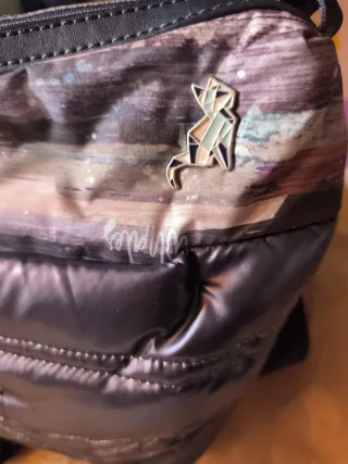 Bolso Anekke azul metalizado nuevo. Con etiqueta.