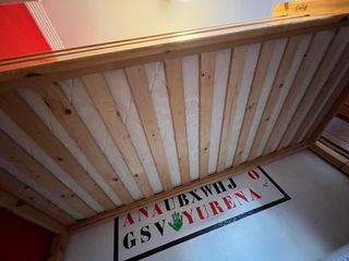 Letto a castello in legno massello