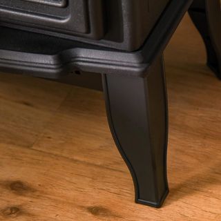 Chimenea Eléctrica Con Efecto Llama, Chimenea Eléctrica 1000/2000 W Con Temperatura Regulable Y Protección Contra Sobrecalentamiento, Cobertura 20-25M², 39X24X56.5Cm, Negro