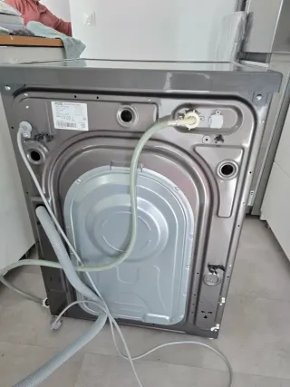 Lavadora Samsung Gris