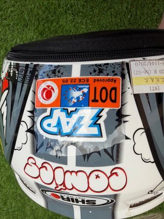 Casco Jet Shiro Diseño Comic