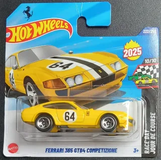 Hot Wheels Ferrari 365 GTB4 Competizione  Gialla