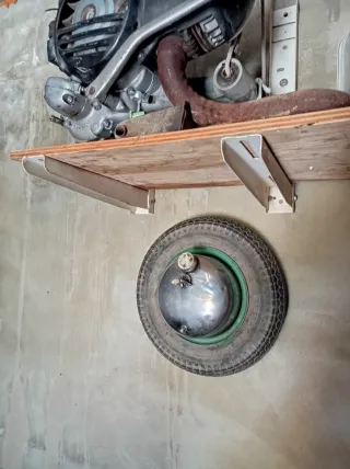 Adorno Rueda Vespa 8 / Decoración Pared nodeposito