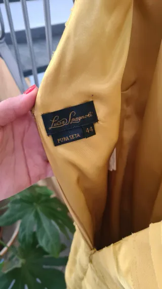Completo Luisa Spagnoli giallo seta