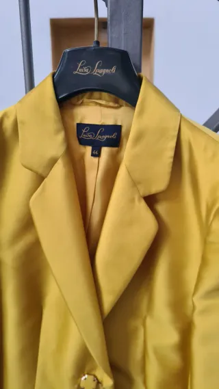 Completo Luisa Spagnoli giallo seta