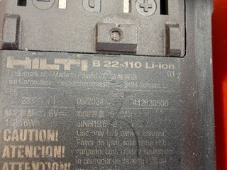 Caricabatterie Hilti C 6-22 e Batteria B 22-110
