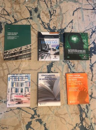 Pack Libros UNED - Acceso +25/45 y ADE