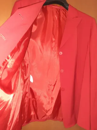 Giacca GVB Viscosa/Lana Tg.27 Rossa